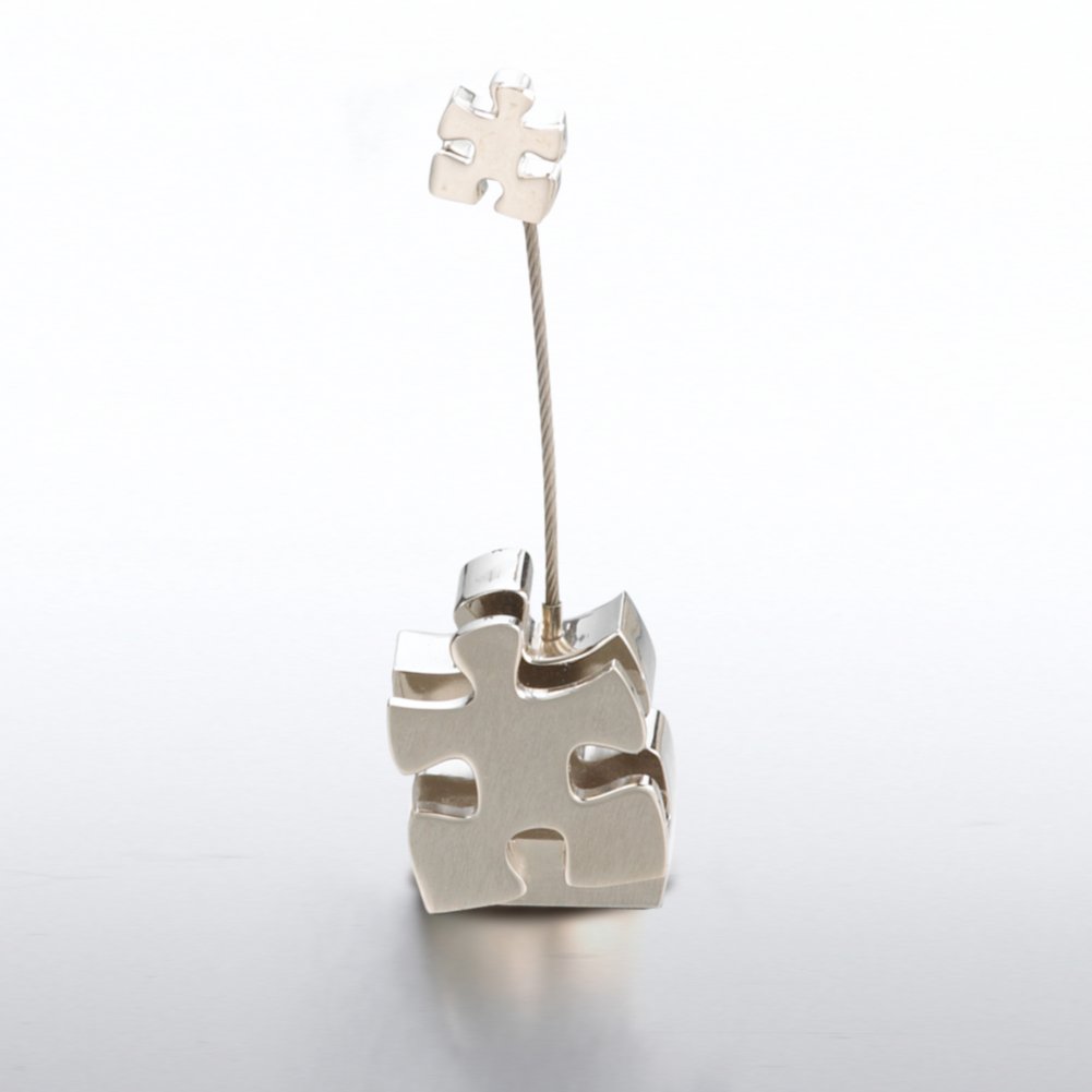 Silver Business Card / Memo Holder - Essential Piece