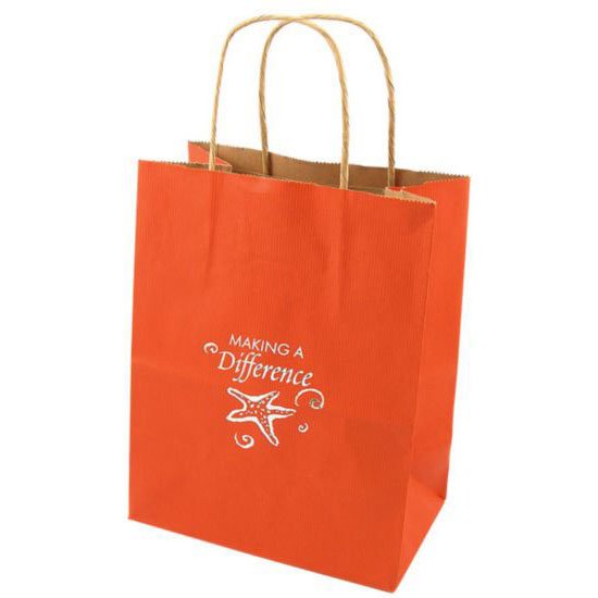 Kraft Paper Gift Bag - Starfish: Making a Difference