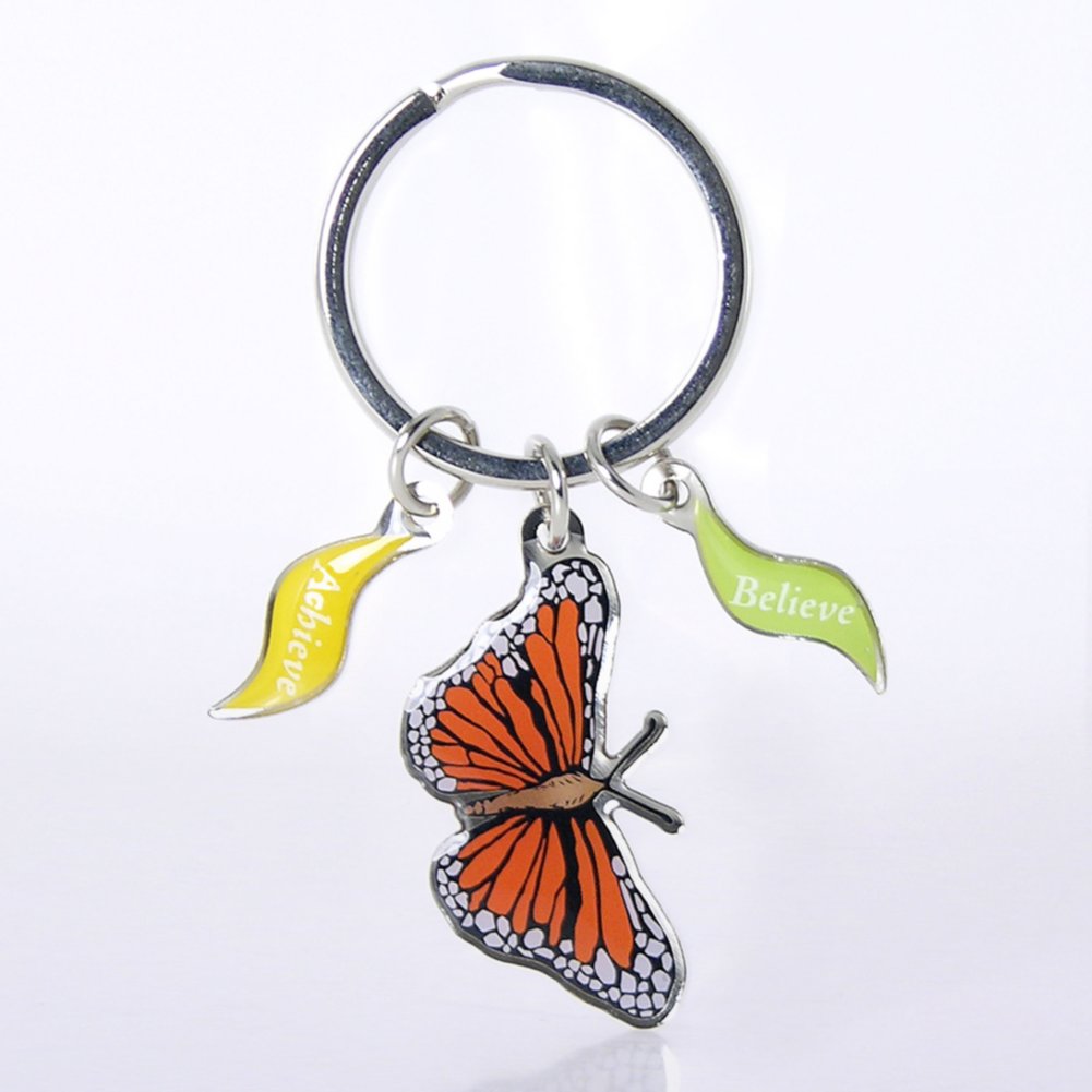 Simply Charming Key Chain - Butterfly: Believe & Achieve