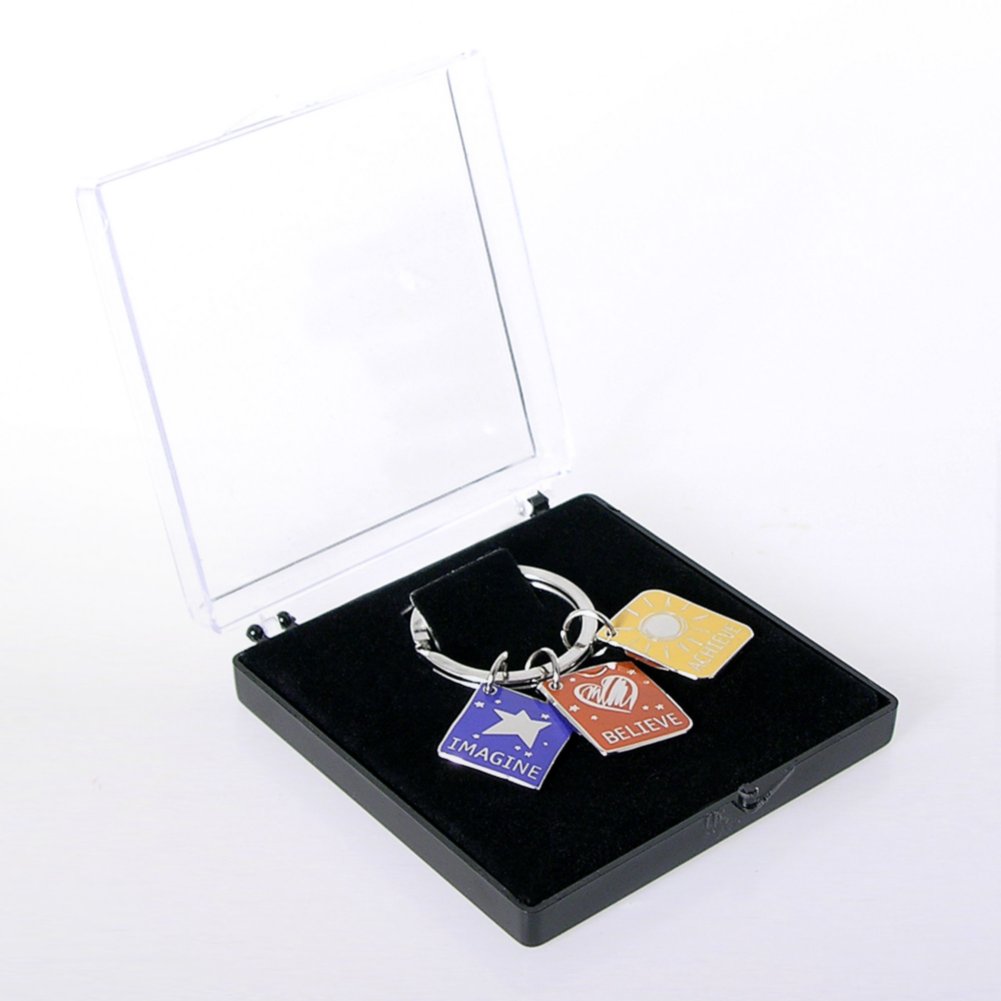 Simply Charming Key Chain - Imagine Believe Achieve BOX
