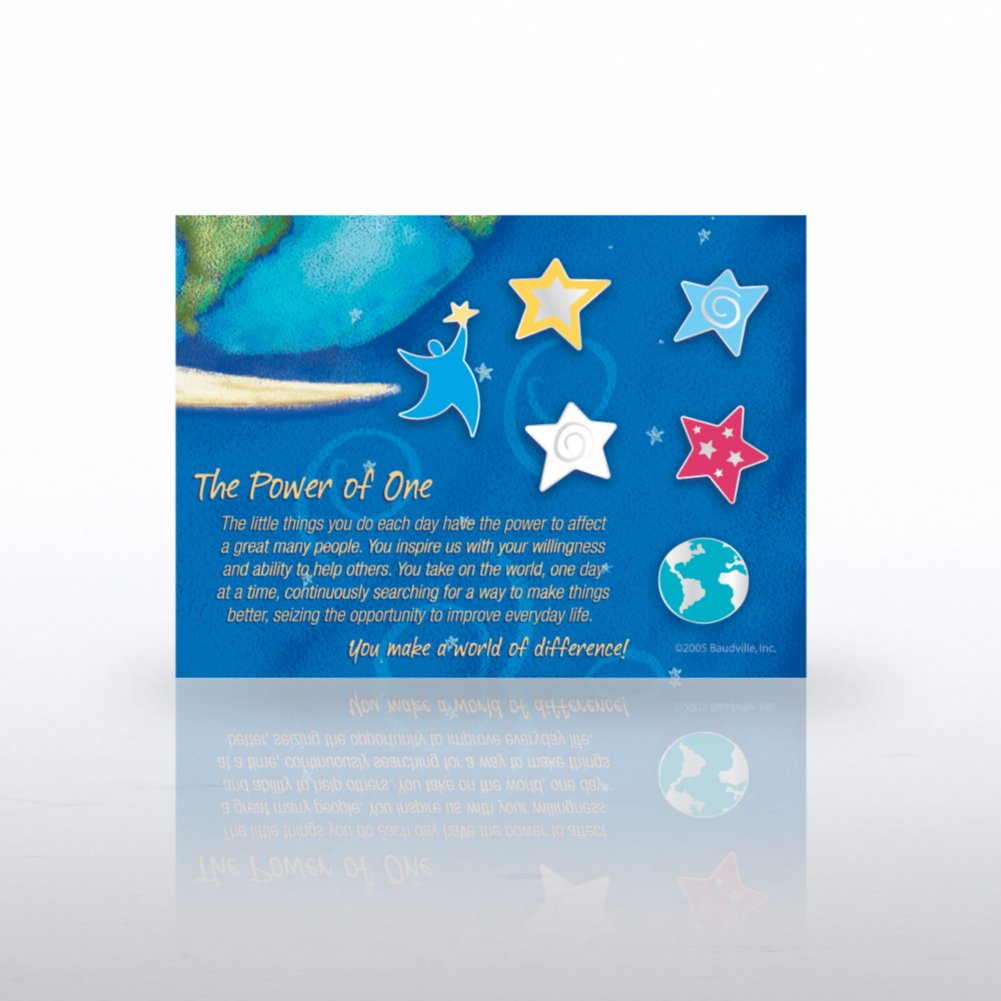 Character Push Pins - You Make the World of Difference