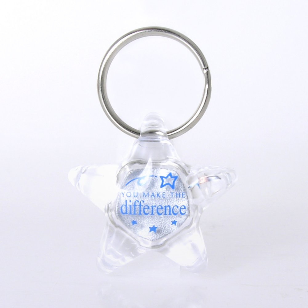 Radiant Rewards Key Chain - You Make The Difference - Clear