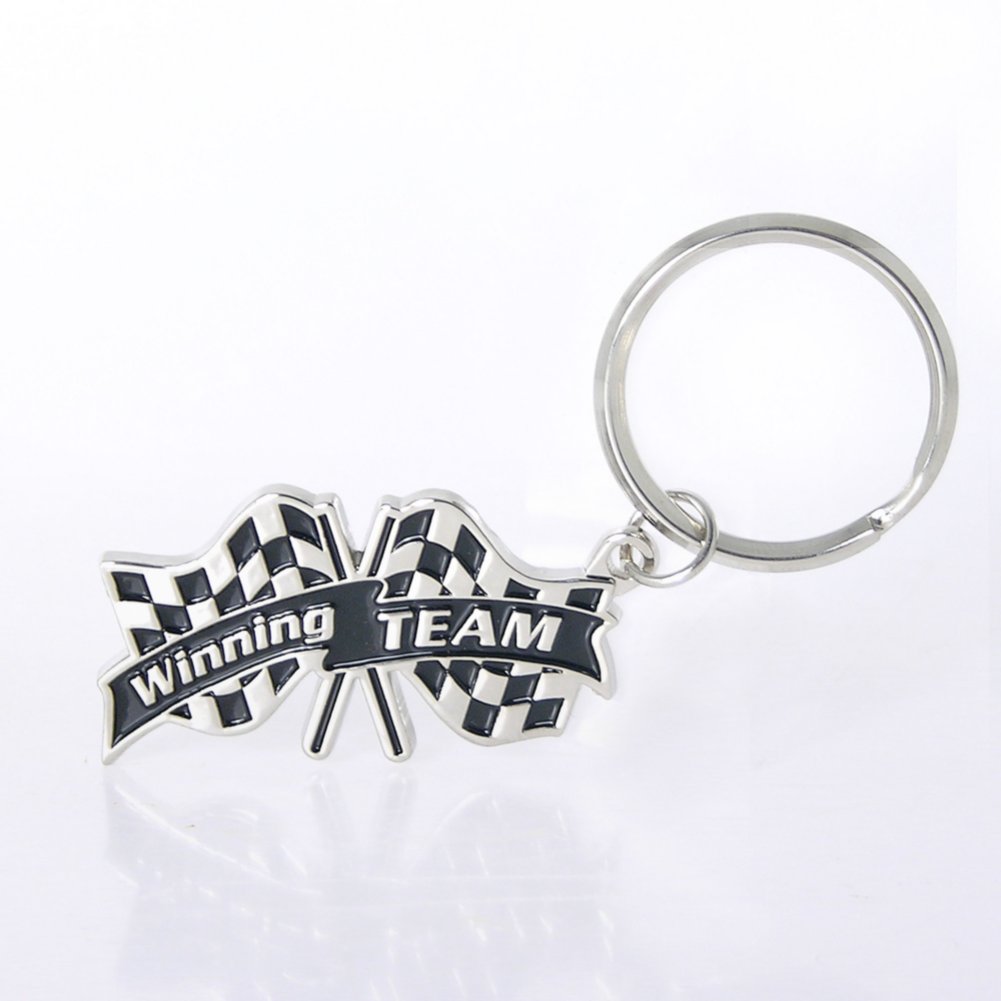 Nickel-Finish Key Chain - Winning Team
