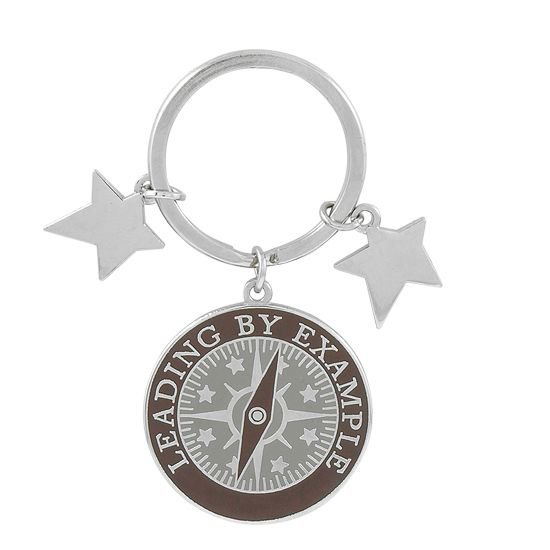 Simply Charming Key Chain - Compass: Leading By Example