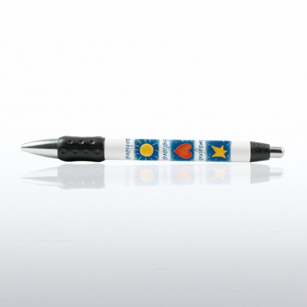 Note Cube & Pen Gift Set - Imagine, Believe, Achieve PEN