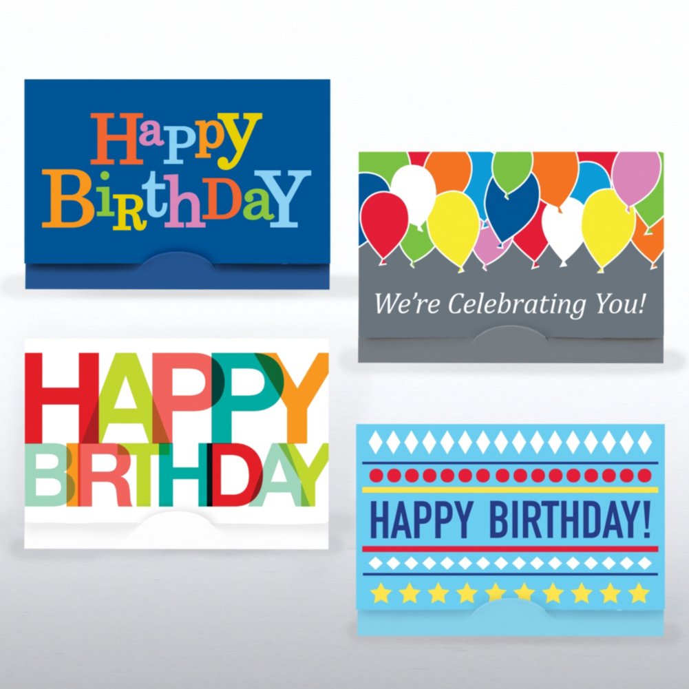 Gift Card Sleeves - Happy Birthday CLOSED