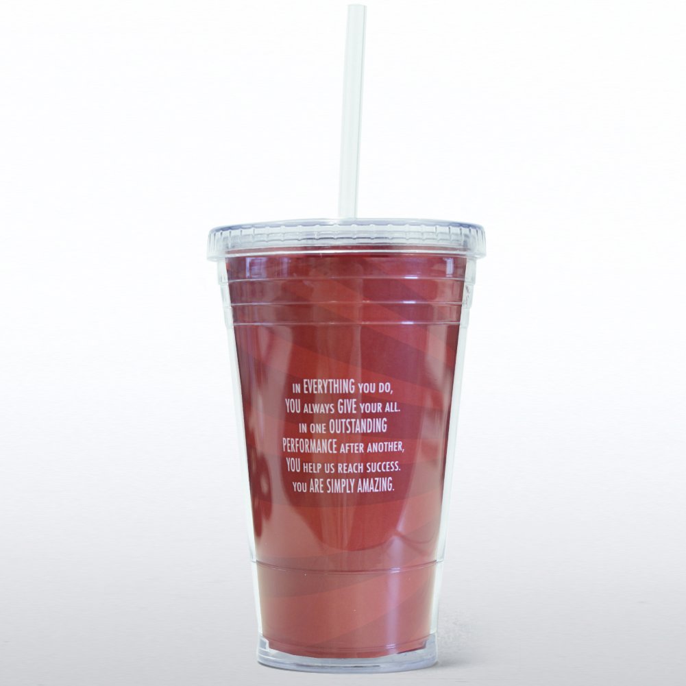 Twist Top Tumbler - Star Performer BACK
