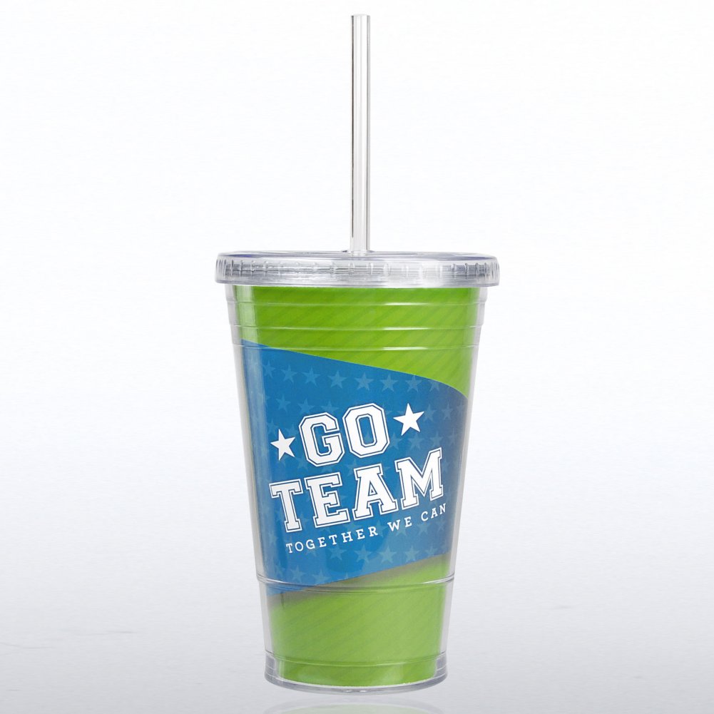 Twist Top Tumbler - Go Team