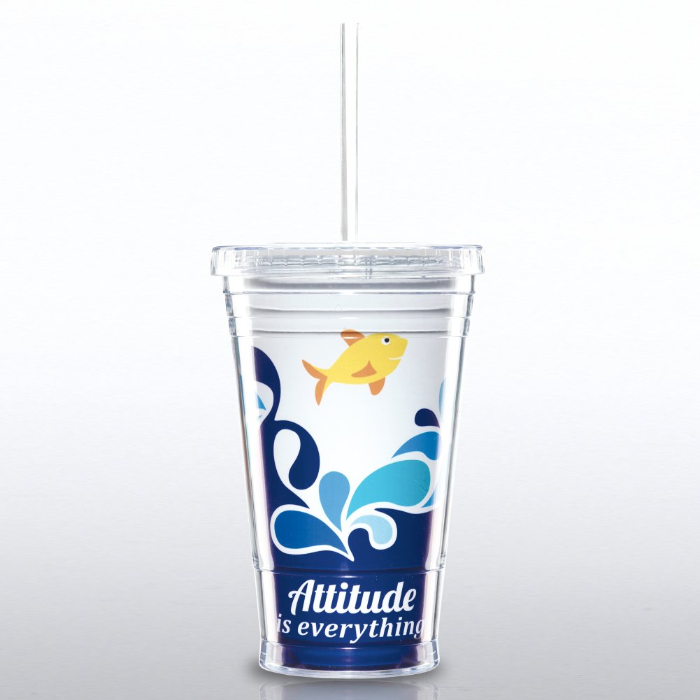 Attitude is Everything Twist Top Tumbler