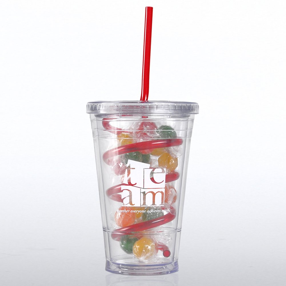 Candy-Filled Twist Top Tumbler - TEAM