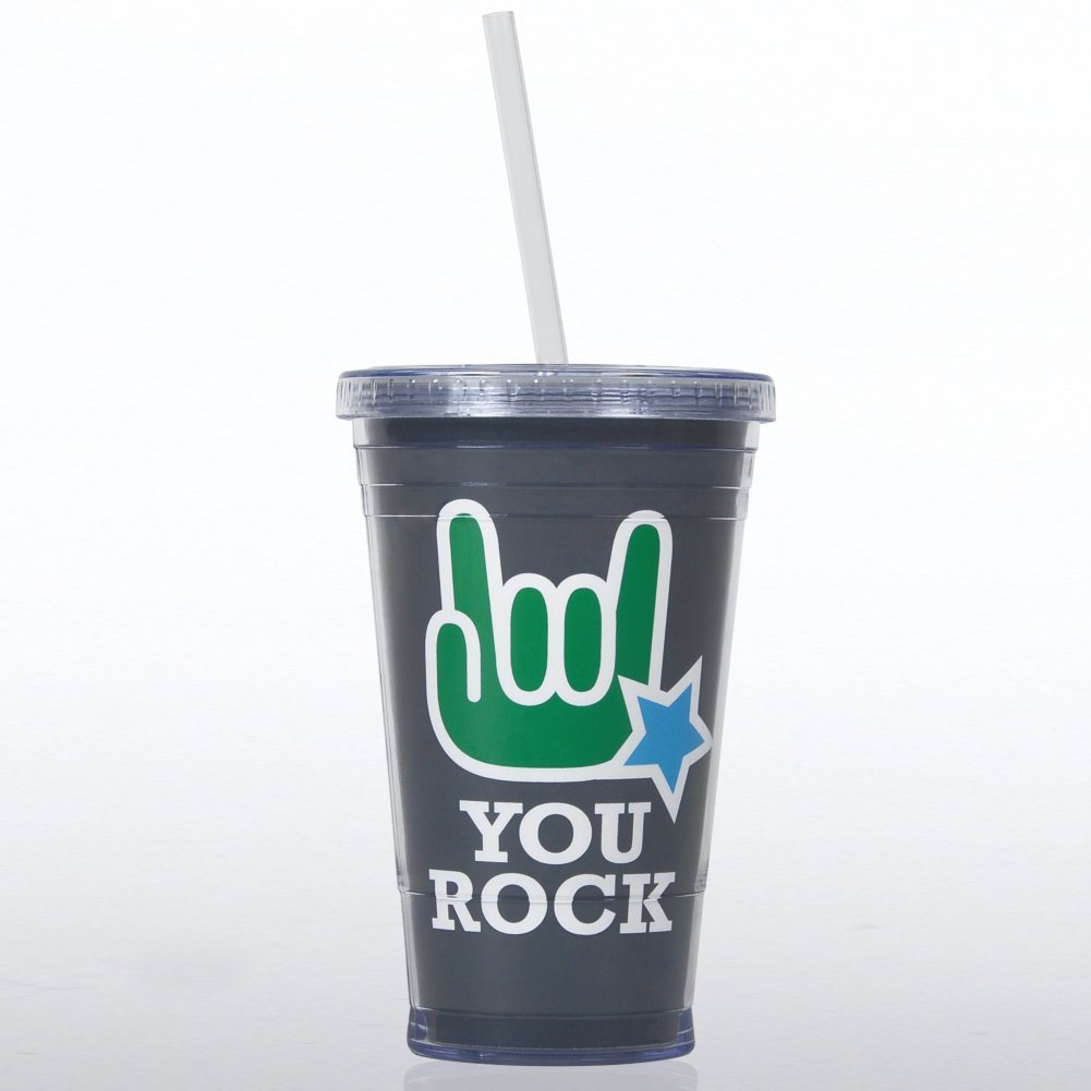 Twist Top Tumbler - You Rock Hand
