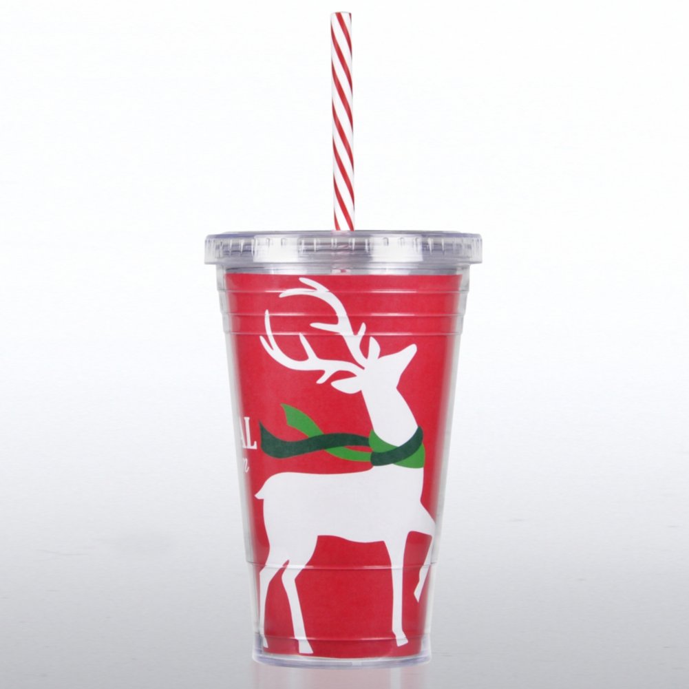 Twist Top Tumbler - Reindeer: Essential Team SIDE