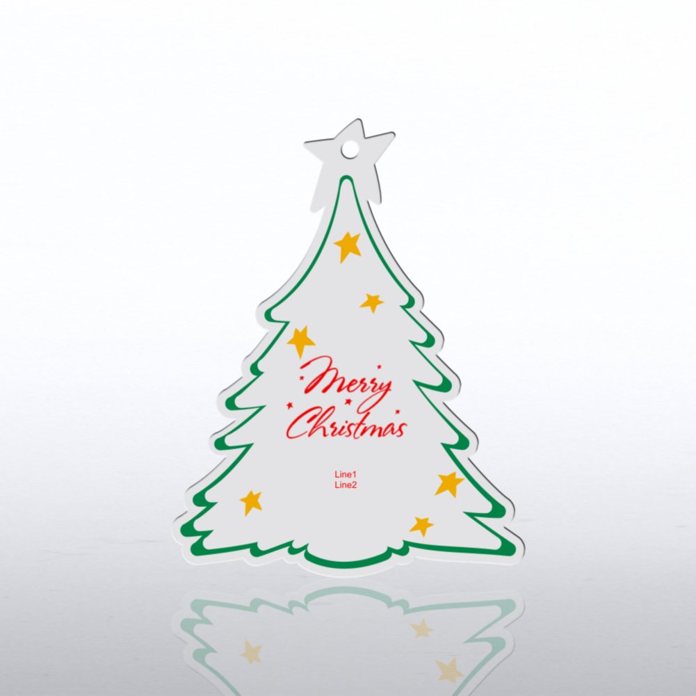 Holiday Ornament - Christmas Tree - Personalized