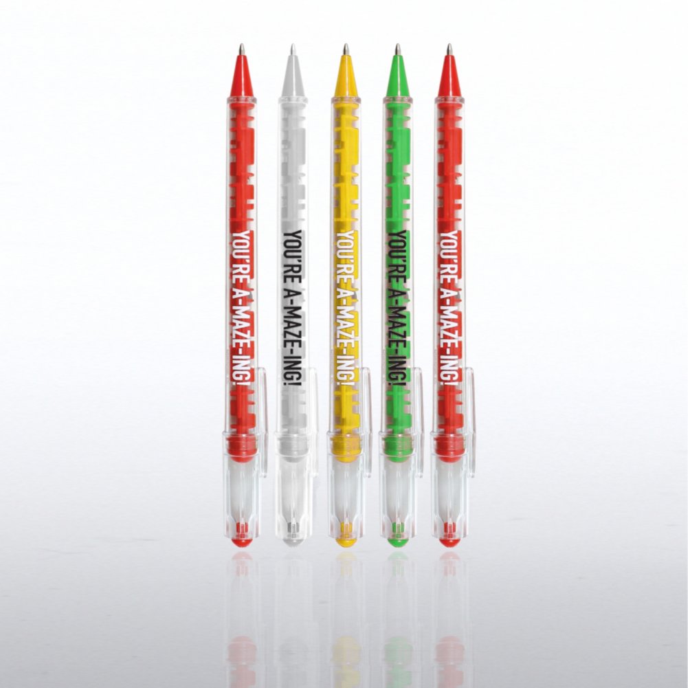 Puzzle Pens - Exclamations - You're A-maze-ing