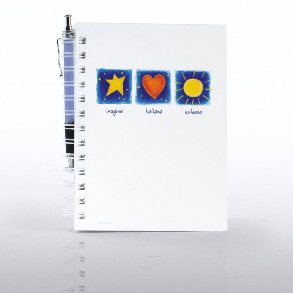 Journal, Pen & Tote Gift Set - Imagine, Believe, Achieve JOURNAL