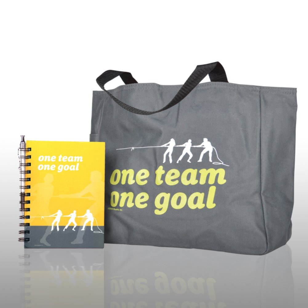 Journal, Pen, & Tote Gift Set - One Team, One Goal