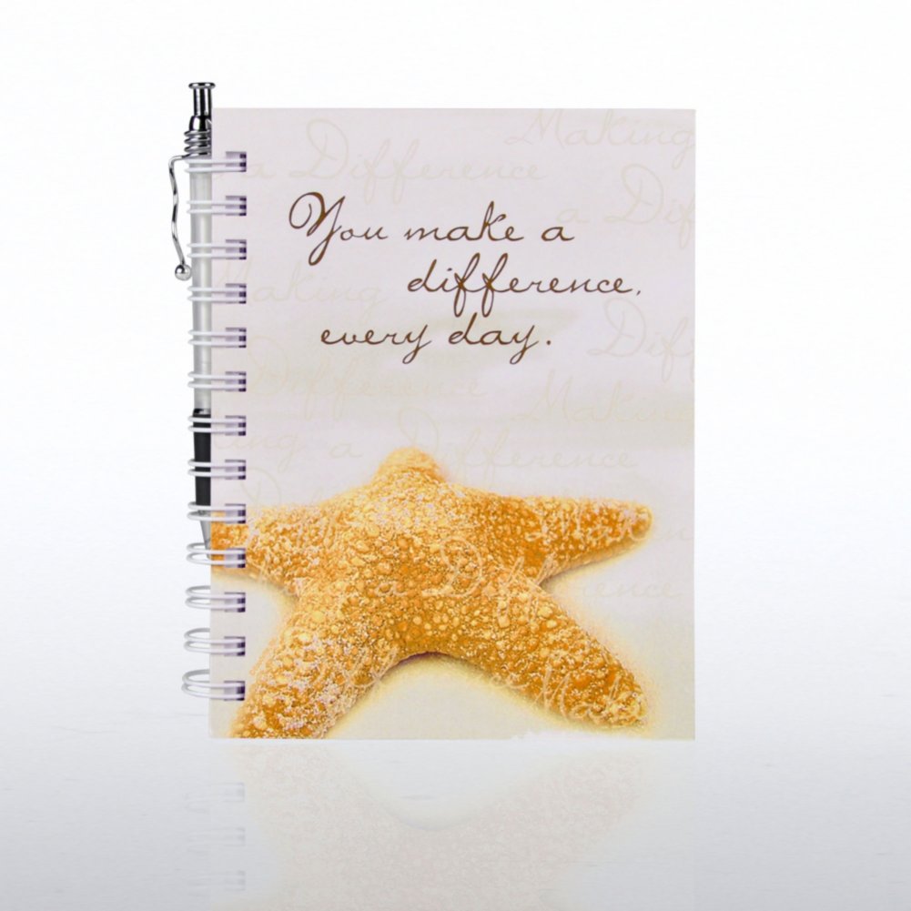Journal, Pen & Tote Gift Set - Starfish: Making a Difference JOURNAL