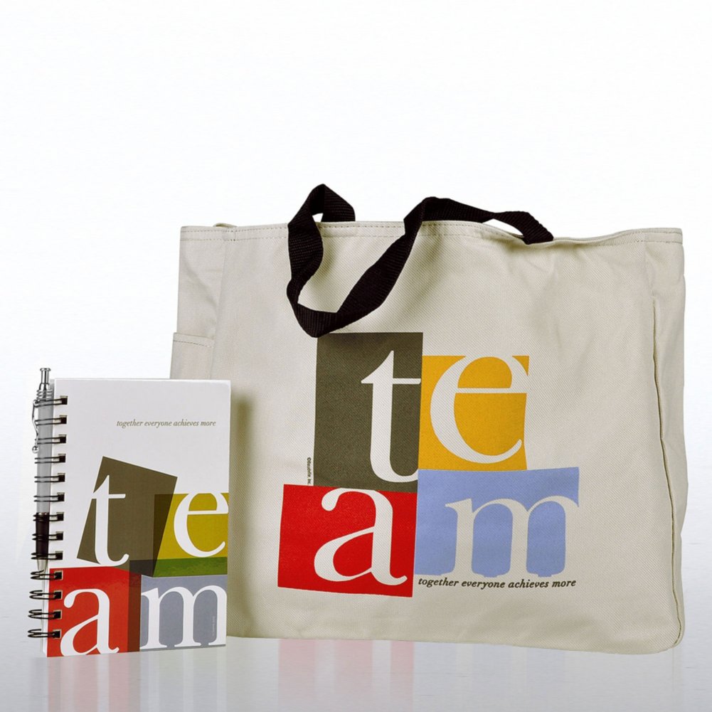 Journal, Pen & Tote Gift Set - TEAM