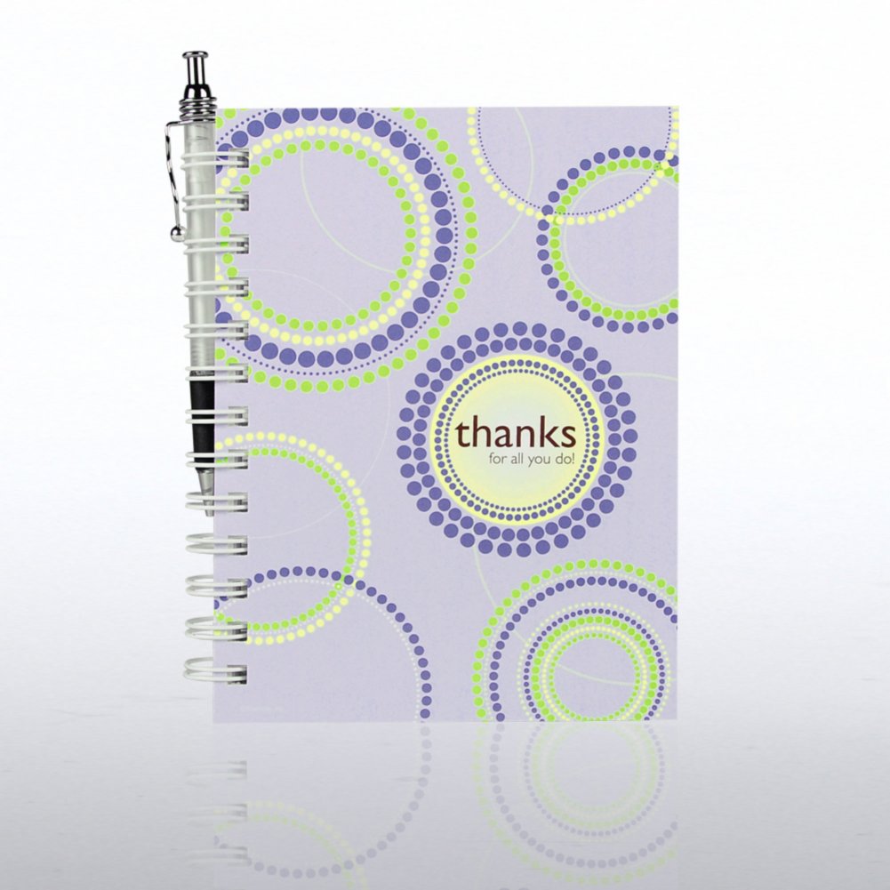 Journal, Pen & Tote Gift Set - Thanks for All You Do! JOURNAL