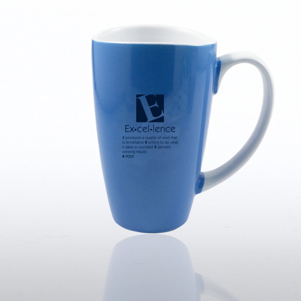 Defining Moments Recognition Mug - Excellence - Blue
