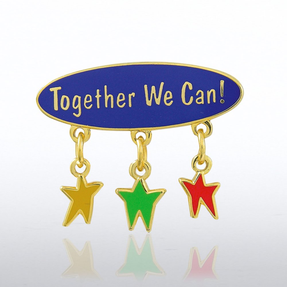 Charm Lapel Pin - Together We Can