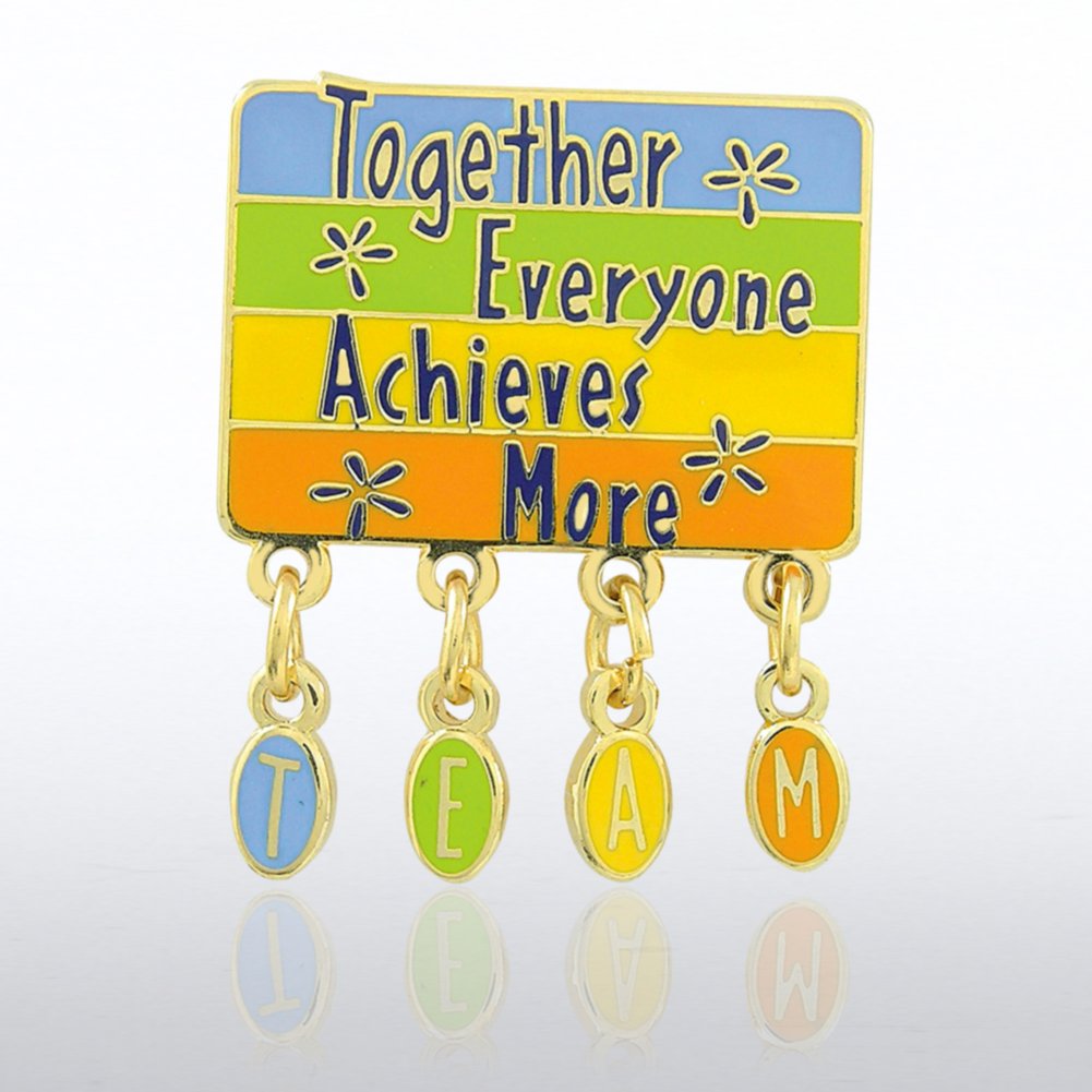 Charm Lapel Pin - Together Everyone Achieves More