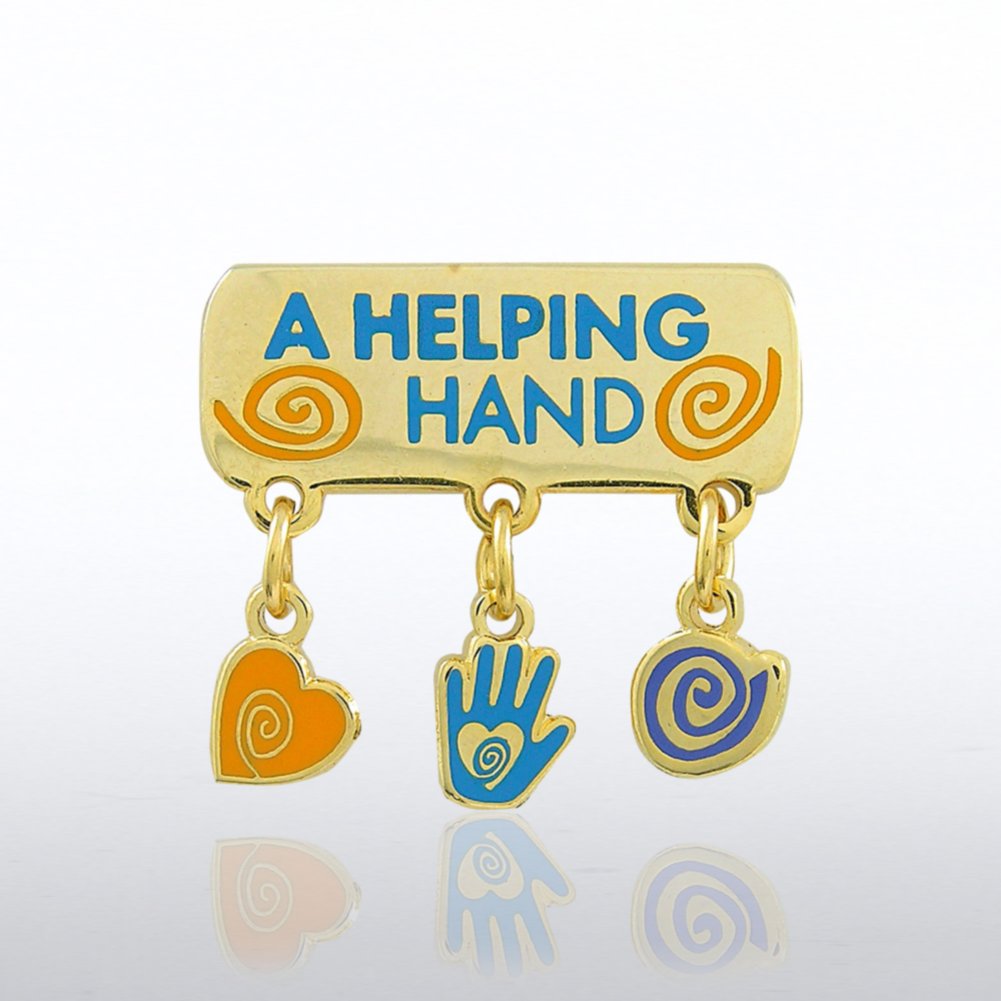 Charm Lapel Pin - A Helping Hand