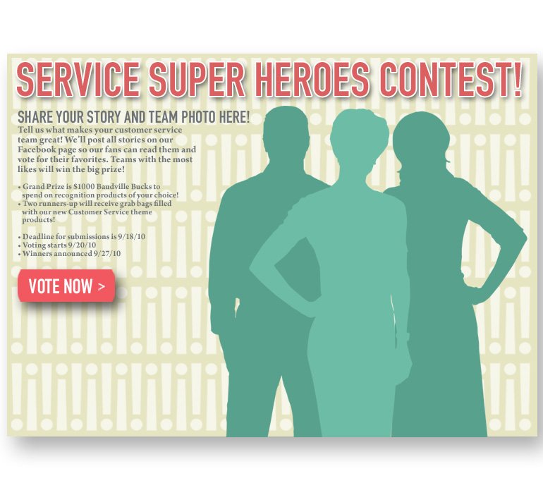 Vote for Your Service Super Hero!