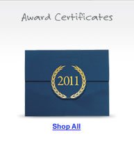 Shop Award Certificates