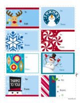 Free Holiday Gift Tags