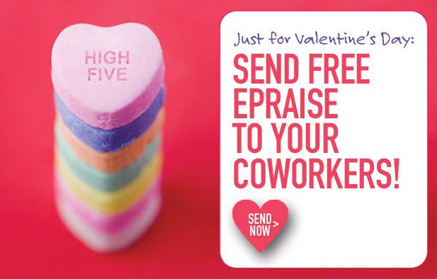 Send a Free ePraise for Valentine's Day
