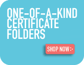 One-Of-A-Kind Certificate Folders