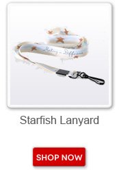 Starfish lanyard. Shop now button