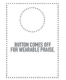 cheers note: Button