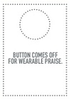 cheers note: Button
