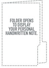 cheers note: Folder
