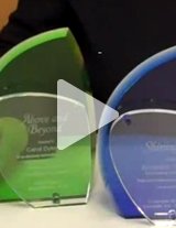 Watch this product video to get a close up of these colorful crystal awards.