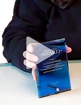 Watch this product video to learn more about the mini glass plaque!