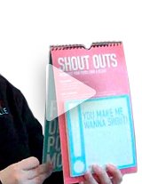 Watch the product demo now to learn more about how to use Shout Outs as a peer recognition program! Please note that the Exclamations theme is shown in the video.