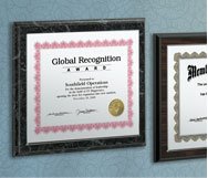 Certificate Frames