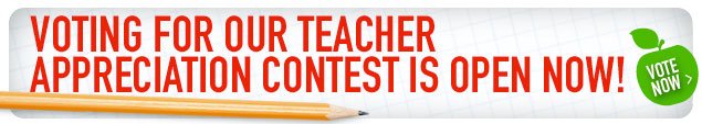 Vote for your Favorite Teacher!