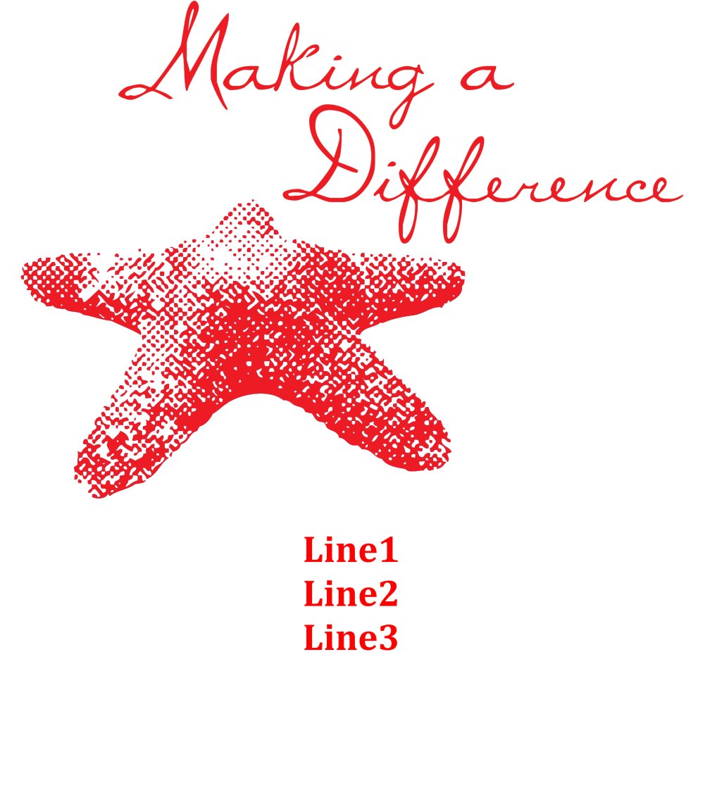 Making a Difference Starfish