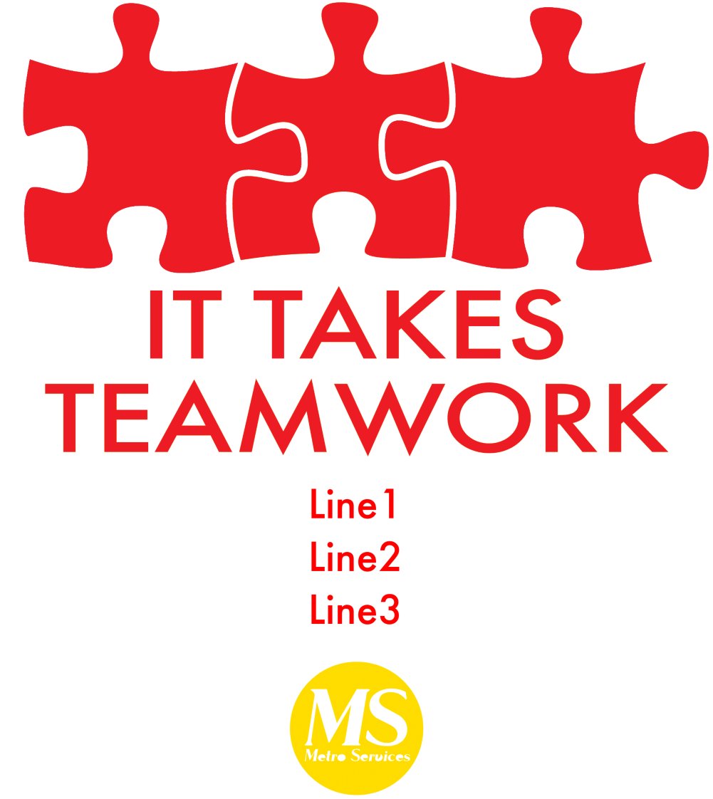 It Takes Teamwork Puzzle