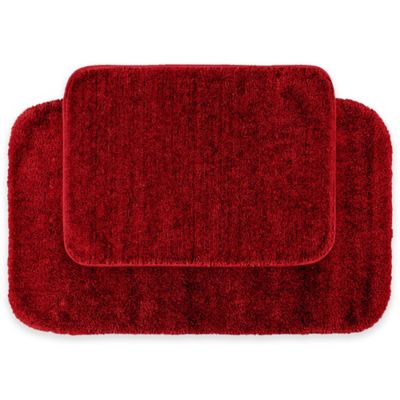 Traditional Plush 2-Piece Bath Rug Set - Bed Bath & Beyond