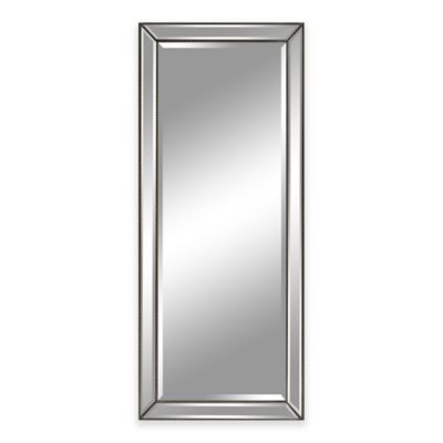 30-Inch x 70-Inch Floor Mirror in Pewter - Bed Bath & Beyond