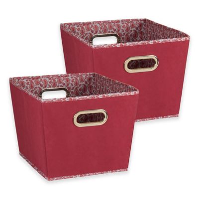 Household Essentials® Tapered Storage Bins (Set of 2) - Bed Bath & Beyond