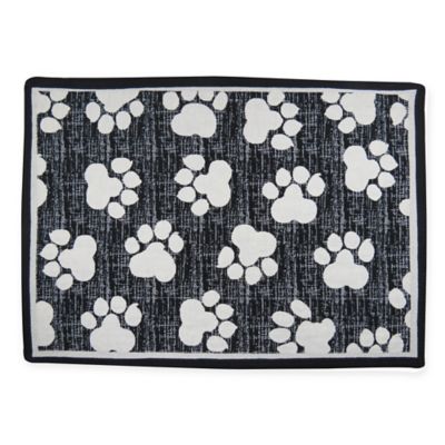 P.B. Paws & Co. 13-Inch X 19-Inch Paws Pet Mat - Bed Bath & Beyond