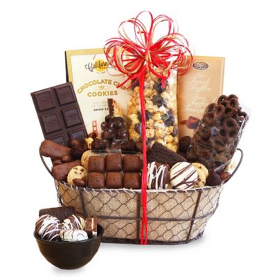 gift basket chocolate delicious california delights