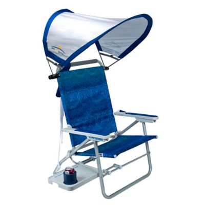 Big Surf Beach Chair with Sunshade™ and Slide Table - Bed Bath & Beyond