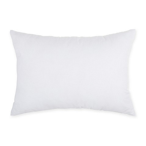 Make-Your-Own-Pillow Rectangle Throw Pillow Insert in White - Bed Bath & Beyond